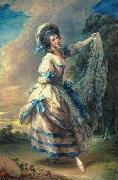 Thomas Gainsborough Portrait of Giovanna Baccelli Sweden oil painting artist